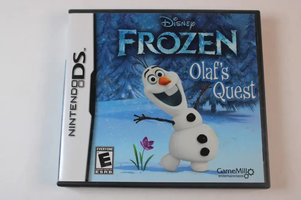 Disney Frozen: Olaf's Quest (Nintendo DS, 2013) Authentic, Complete, Tested